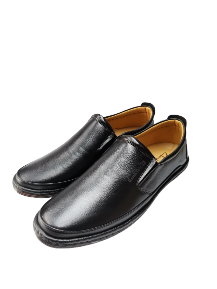 Shining Black Clarks Shoes for men